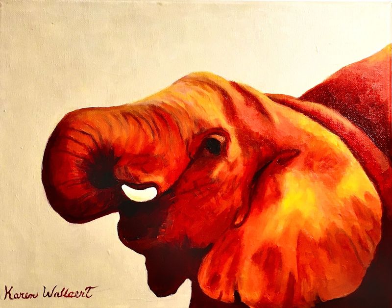 Elephant #3  |  size 12x16