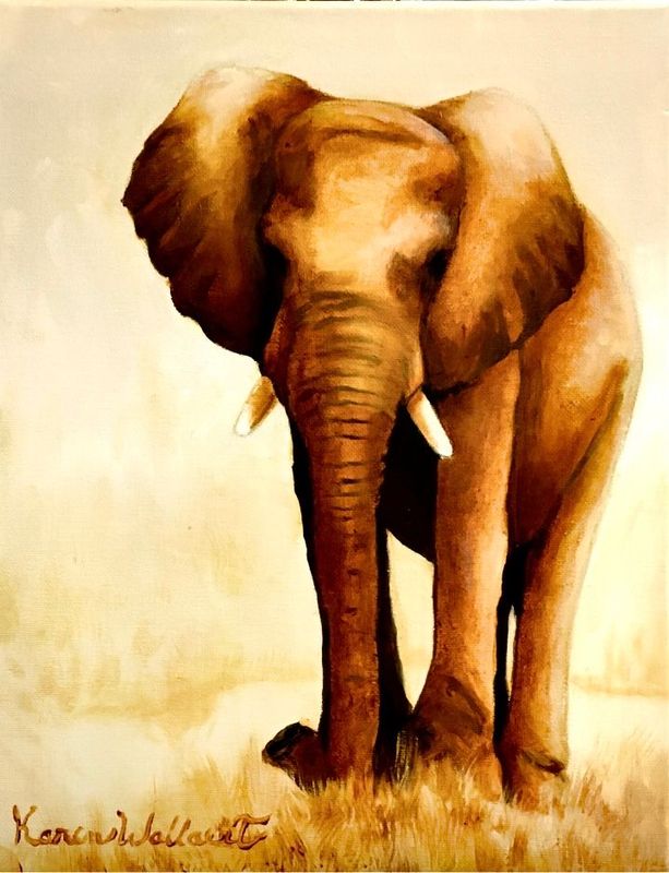 Elephant #6  |  size 12x16