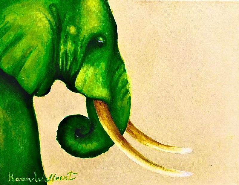 Elephant #10  |  size 12x16