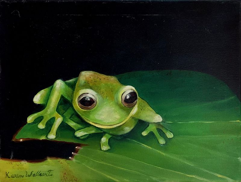 Leaf Watcher  |  size 12x16