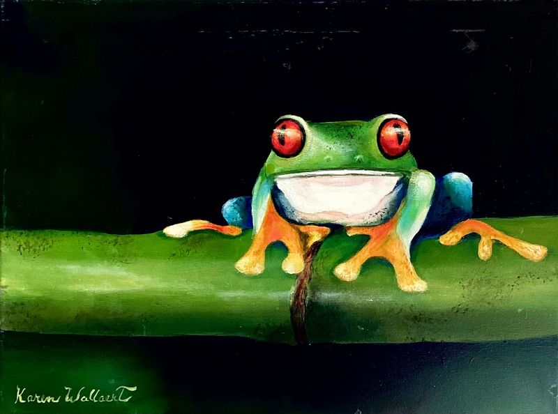 Crimson Perch  |  size 12x16