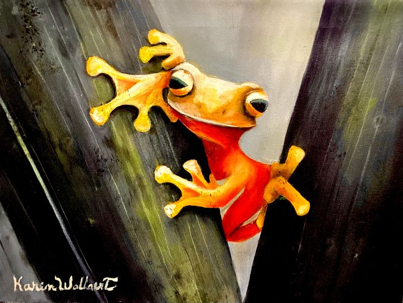 Pond Peek  |  size 12x16