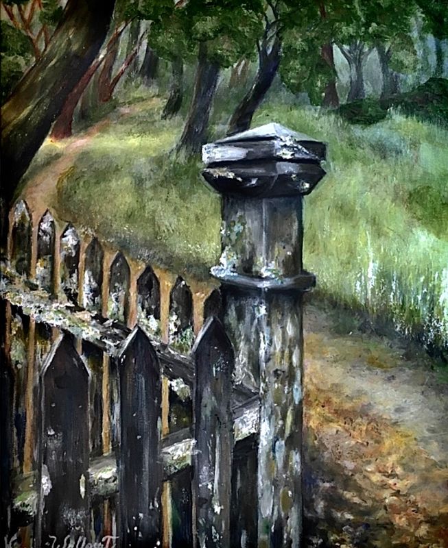 Fencewood Trail  |  size 16x20