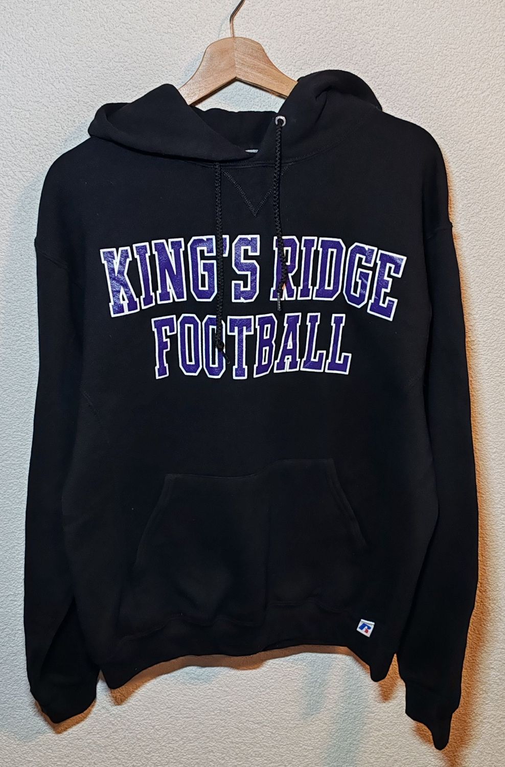  Sweat à capuche vintage King’s Ridge Football – Taille M Sweat à capuche vintage King’s Ridge Football – Taille M