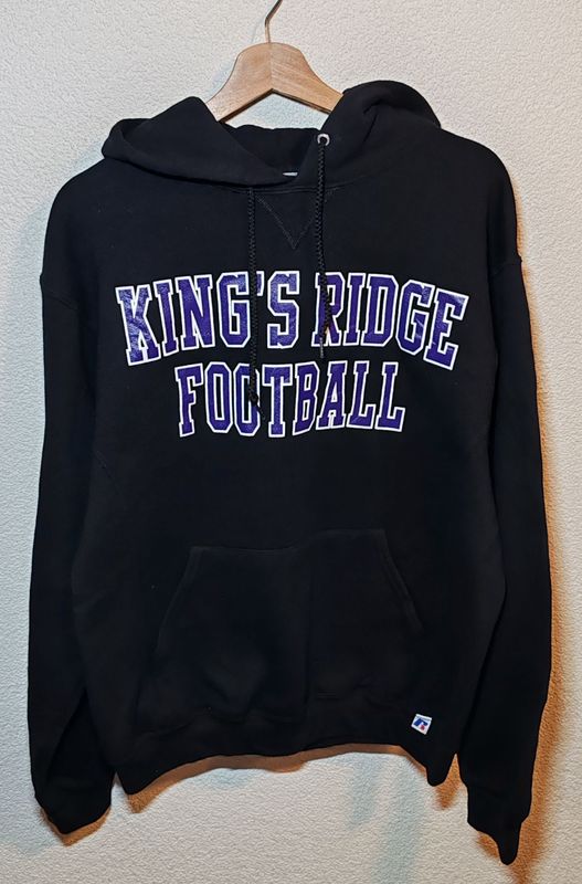  Sweat à capuche vintage King’s Ridge Football – Taille M Sweat à capuche vintage King’s Ridge Football – Taille M