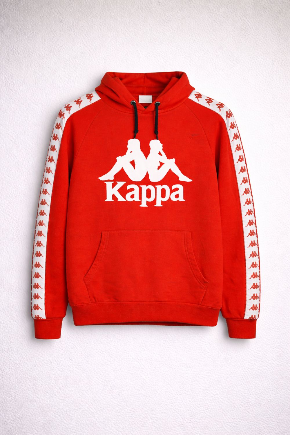 ​ HOODIE KAPPA VINTAGE ROUGE – Taille M
