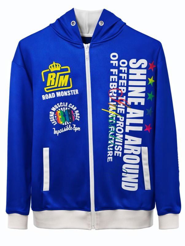 ​ VESTE VINTAGE BLEUE – Taille M