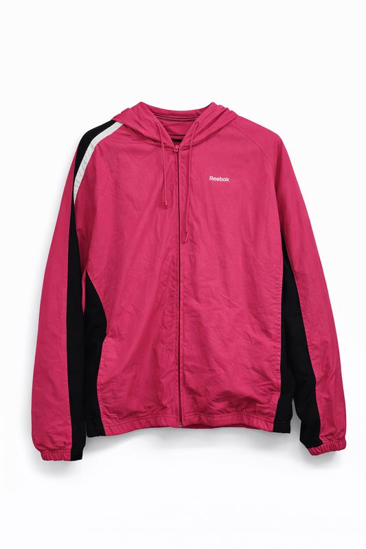  VESTE VINTAGE REEBOK ROSE – Taille XL (Unisexe) VESTE VINTAGE REEBOK ROSE – Taille XL (Unisexe)