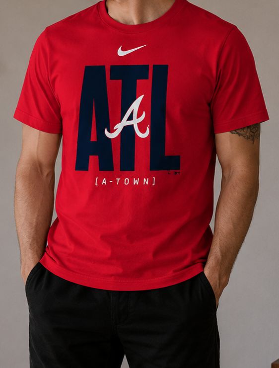 T-Shirt Nike ATL Atlanta – Rouge – Taille L