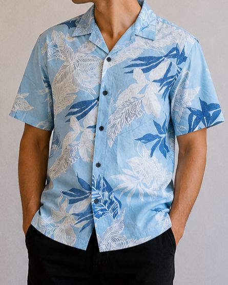 Chemise hawaïenne Alfani 100 % soie – Très bon état