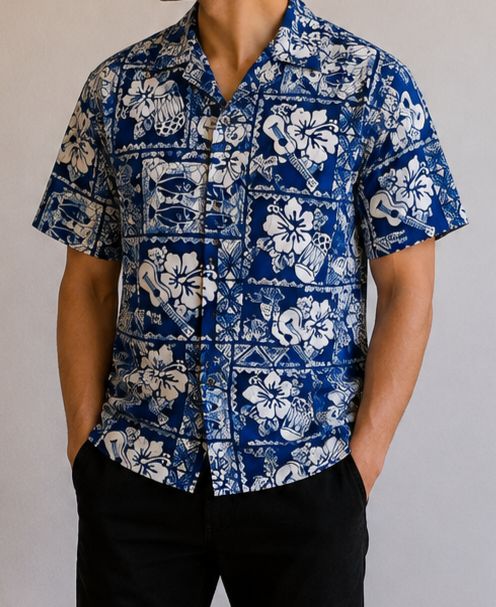 Chemise hawaïenne Hawaii – Taille M – 100 % coton – Très bon état Chemise hawaïenne Hawaii – Taille M – 100 % coton – Très bon état