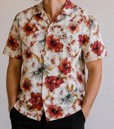 Chemise hawaïenne Lost à fleurs – Taille XL – Neuve avec étiquette Chemise hawaïenne Lost à fleurs – Taille XL – Neuve avec étiquette