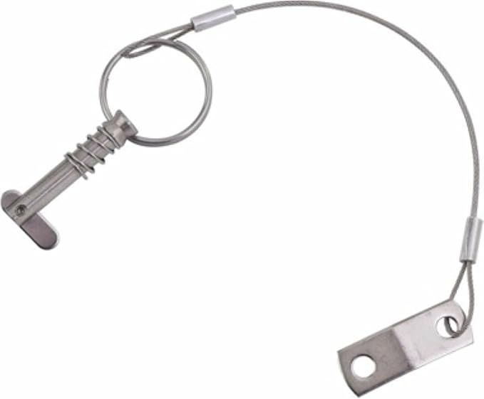 Toggle Pin W/Lanyard 1/4 Inch Dia