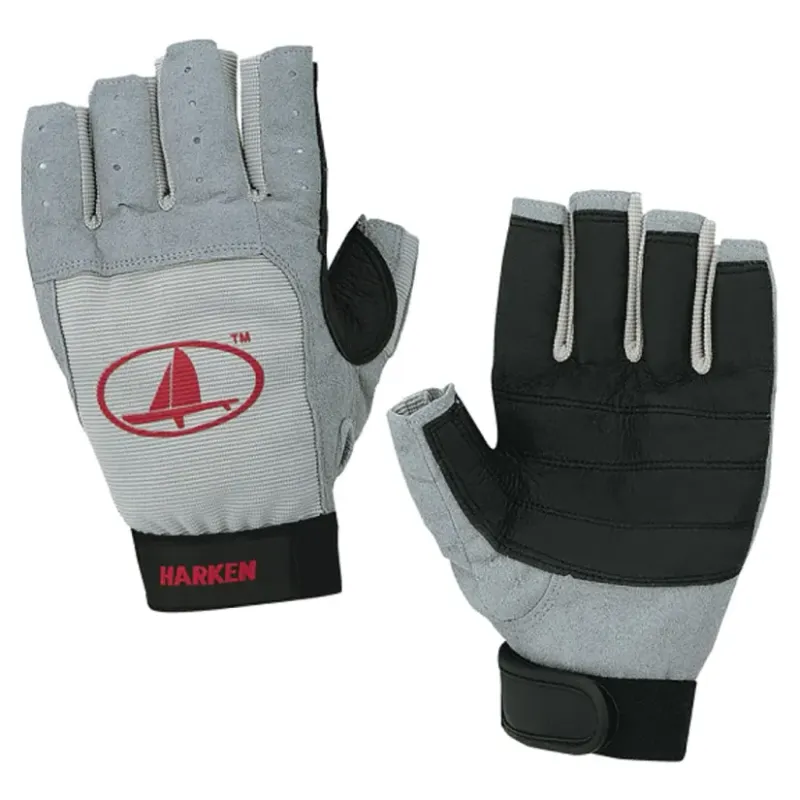 Black Magic 3/4 Finger Sailing Gloves