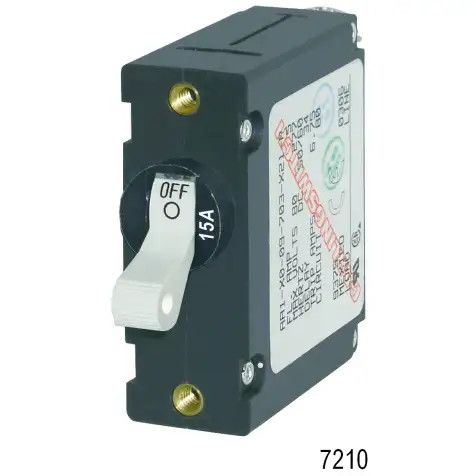 15 Amp Breaker White Toggle