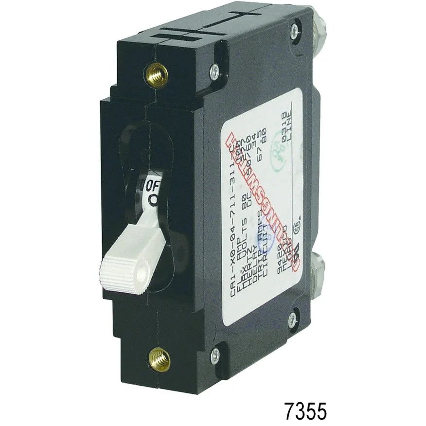 AC/DC C-Series Single Pole Circuit Breakers, 30A