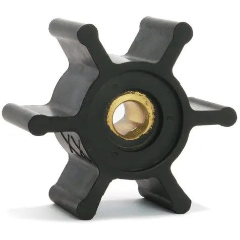 Impellers - Single Flat Drive, 6-Nitrile - Plastic