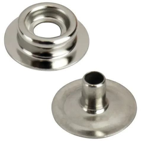 Snap Stud &amp; Post (w/Standard 1/4" Post) (6 Pair) (Male)