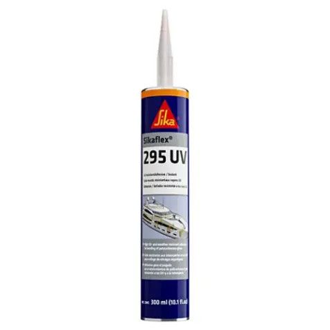 Sikaflex® 295 UV-Resistant Adhesive Sealant, Color: White, Size: 10.1 oz. Cartridge