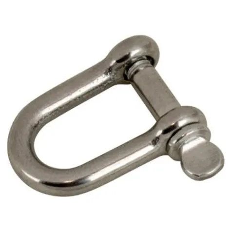 D Shackle Investment Cast SS, 1/4in.