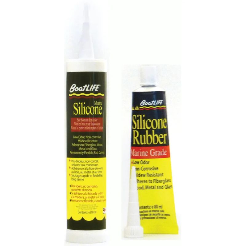 Marine Silicone Rubber Sealant White 2.8oz