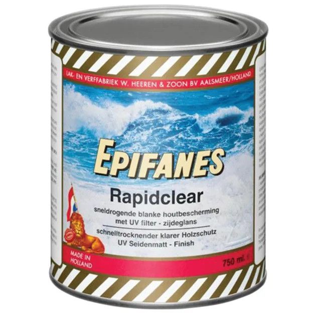 Rapidclear Semi-Gloss Wood Protector - Clear , 750ml