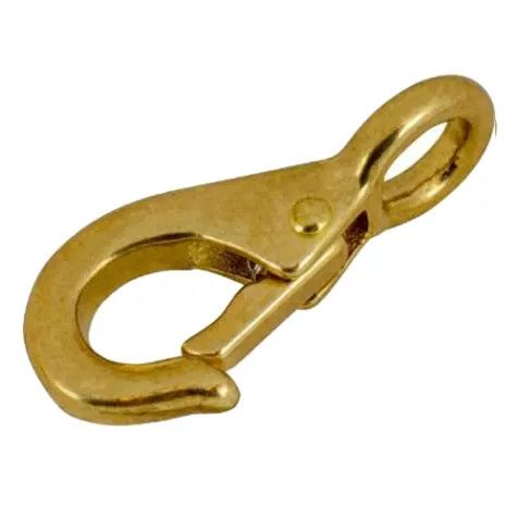 Brass Fast Eye Boat Snap Size 0