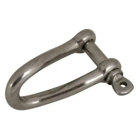Twisted D-Shackle, Forged SS 5/16"