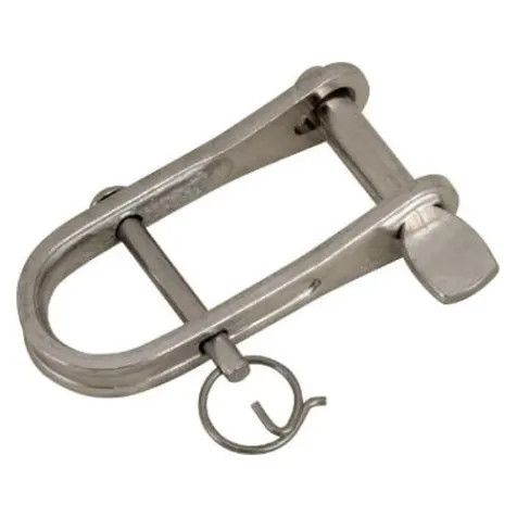 Key Pin Halyard Shackle w/Loose Keeper, 3/16"