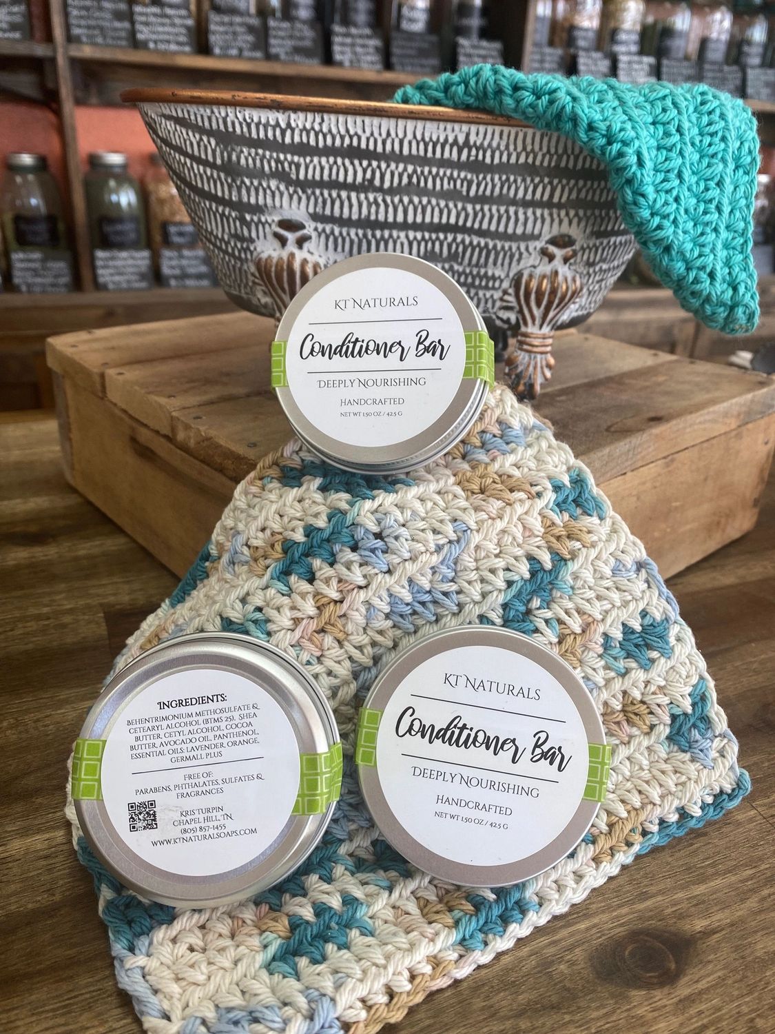 KT Naturals Light Detangling Conditioner Bar