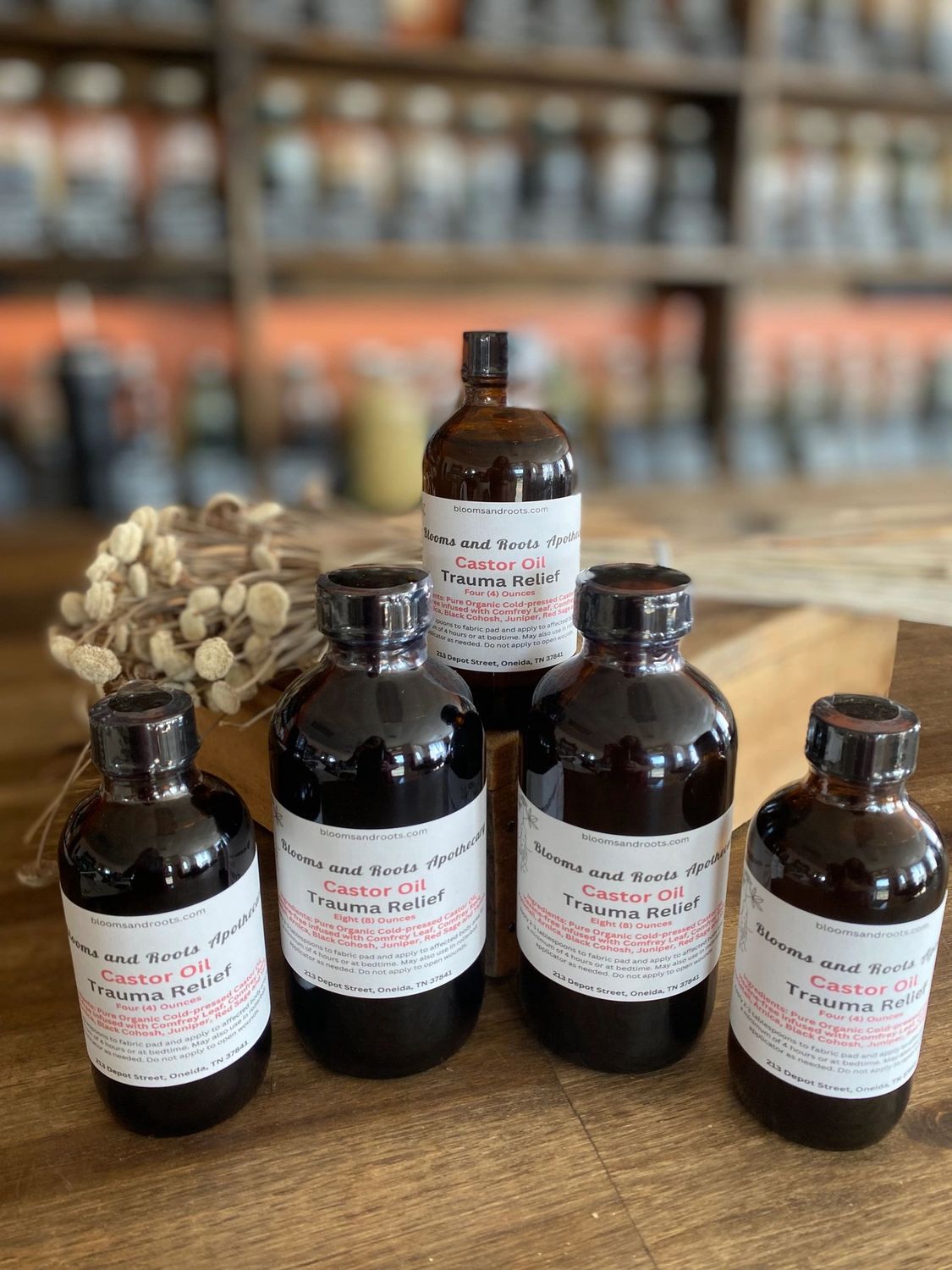 Castor Oil Trauma Relief