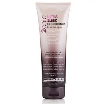 Giovanni 2Chic Sleek Conditioner Keratin Argan Oil, 8.5 oz.