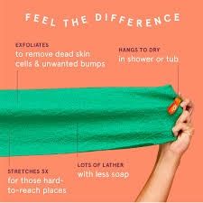 CLEAN LOGIC BATH &amp; BODY EXFOLIATING STRETCH CLOTH