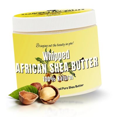 100% African Ivory Shea Butter Whipped - Unscented, 12 oz