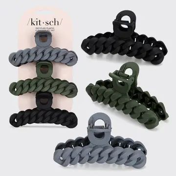 Eco-Friendly Chain Claw Clip 3pc Set