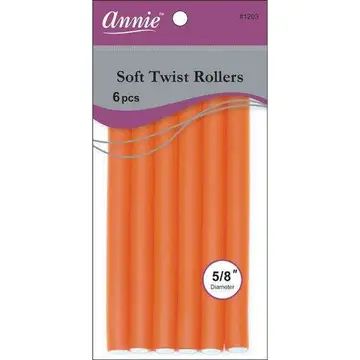 Annie Soft Twist Rollers 5/8" Orange (6pcs)