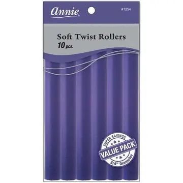 Annie Soft Twist Rollers 3/4" Purple Value Pack (10pcs)