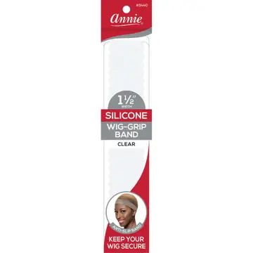 Annie Silicone Wig Grip Head Band Translucent White