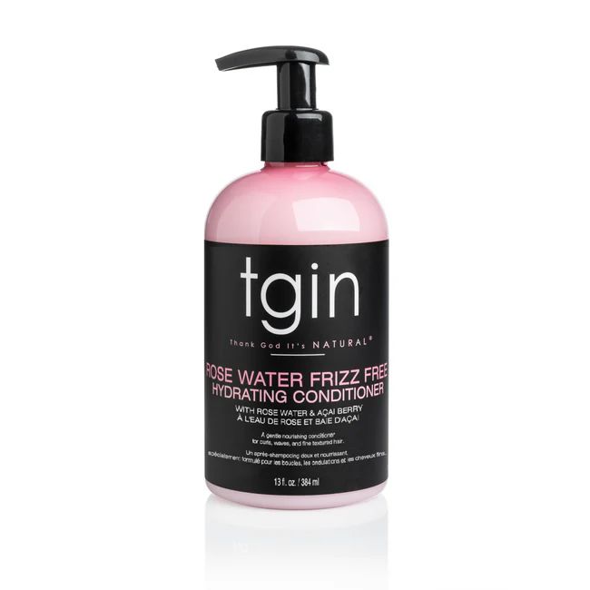 Tgin Rose Water Frizz Free Hydrating Conditioner, 13 oz