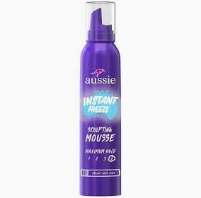 Aussie Instant Freeze Mousse Sculpting Maximum Hold 6oz