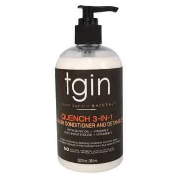 Tgin Quench 3 in 1 Co Wash Conditioner and Detangler, 13 oz.