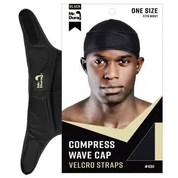 Mr. Durag Spandex Velcro Compress Wave Cap