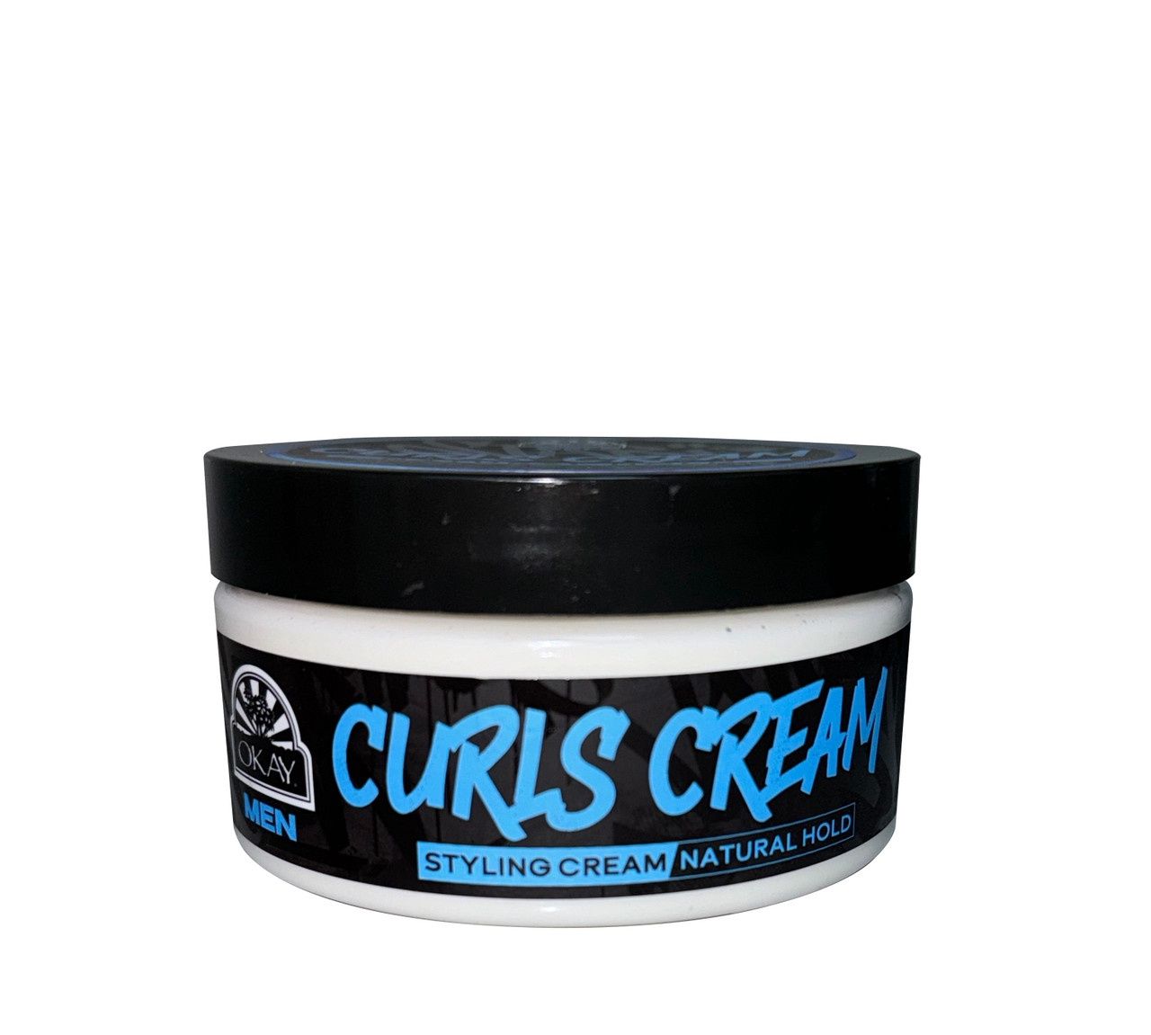 Okay Men Curls Cream Styling Natural Hold 7.25oz