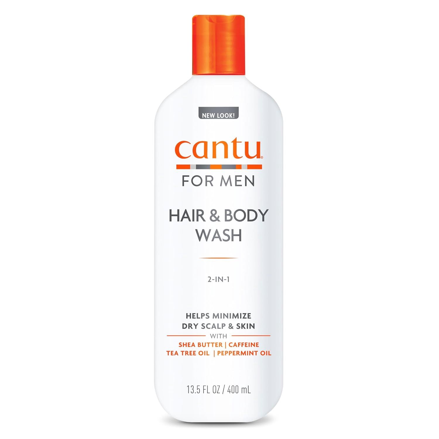 Cantu for Men 2-in-1 Hair &amp; Body Wash, 13.5 fl oz