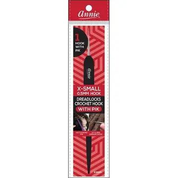 Annie Dreadlocks Crotchet Needle, 1-Hook (0.5mm) with Pik