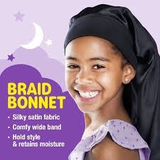 KIDS SATIN BONNET