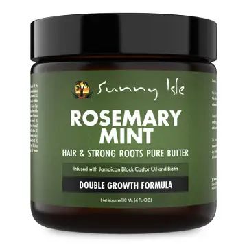 Sunny Isle Rosemary Mint Hair and Strong Roots Butter 4oz