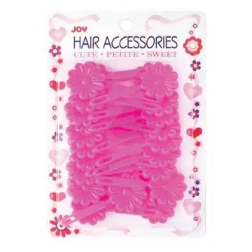 Joy Hair Barrettes 12ct, COLOR: CLEAR