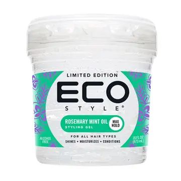 Eco Style Hair Gel, Fragrance: ROSEMARY MINT, Size: 16 oz.