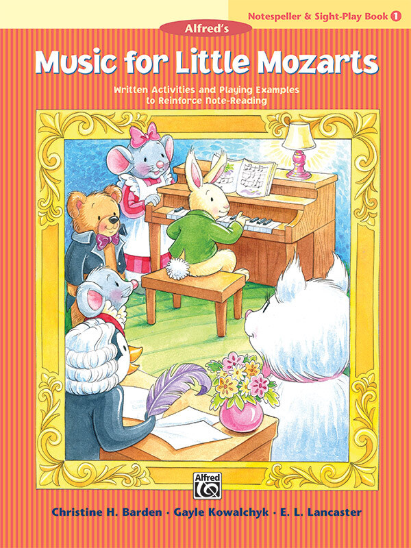 Music for Little Mozarts: Notespeller &amp; Sight-Play Book 1